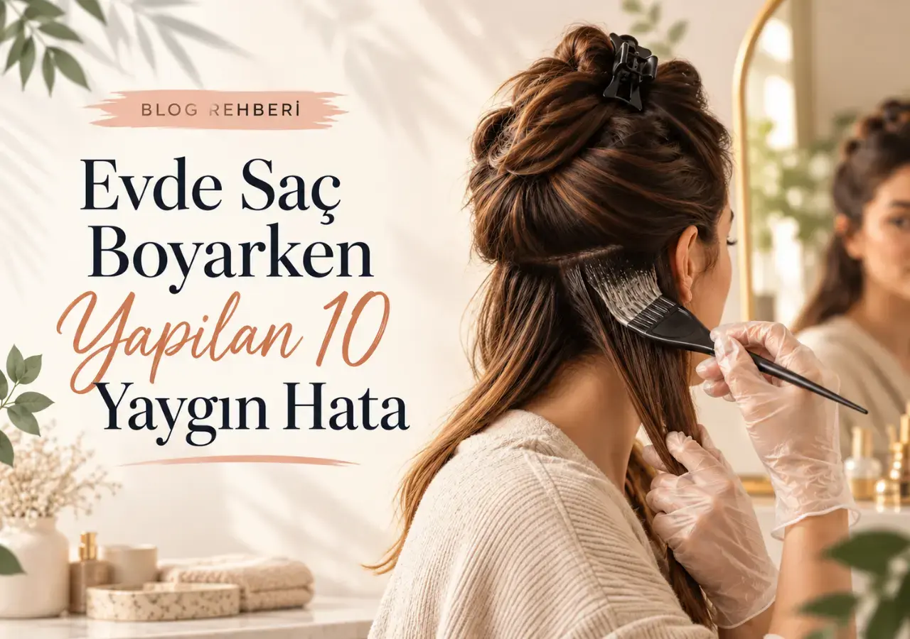 Evde Saç Boyarken Yapılan 10 Yaygın Hata