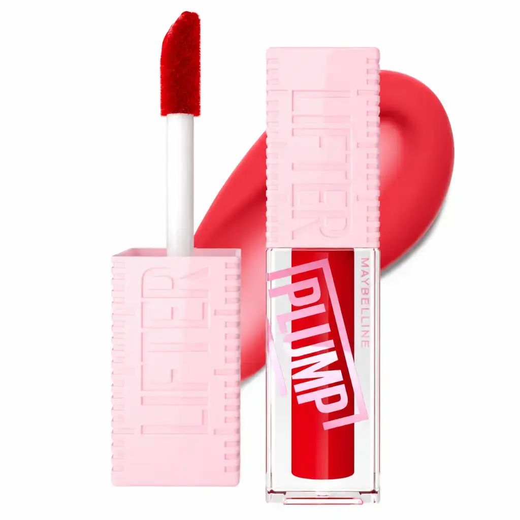 Maybelline New York Lifter Plump Dudak Parlatıcısı 004 Red Flag kırmızı dolgunlaştırıcı lip gloss