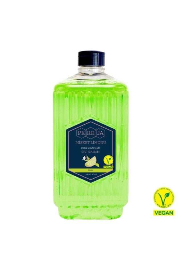 Pereja Misket Limonu Doğal Zeytinyağlı Sıvı Sabun 1500 ml