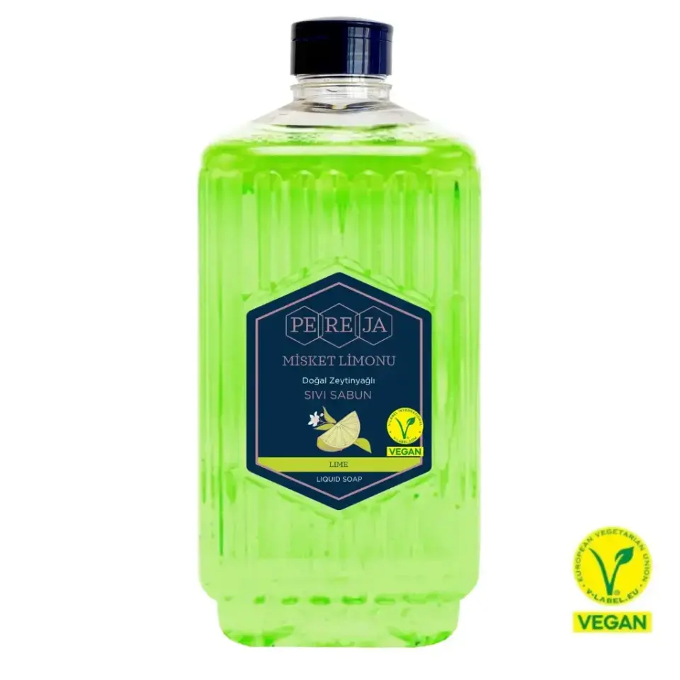 Pereja Misket Limonu Doğal Zeytinyağlı Sıvı Sabun 1500 ml