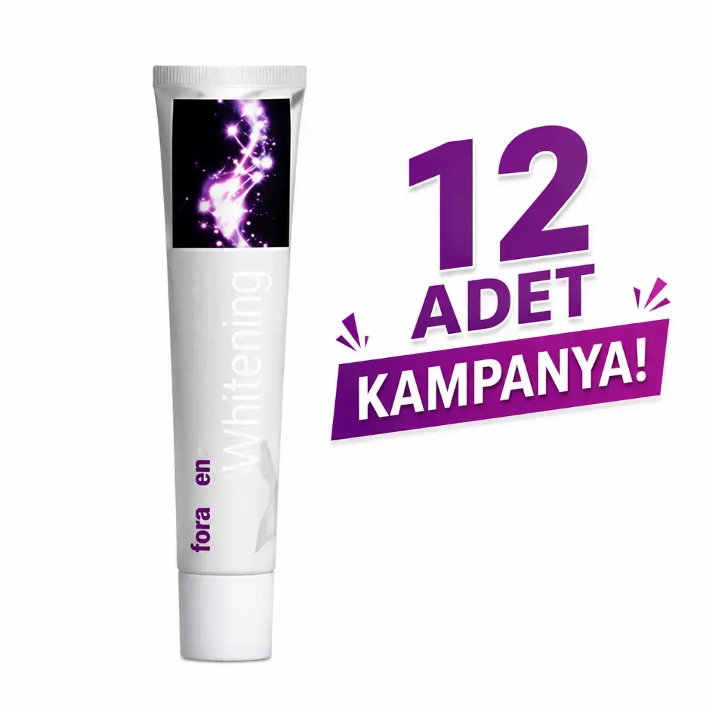 Foramen 12'li Whitening Beyazlatıcı Diş Macunu 125 gr çoklu paket
