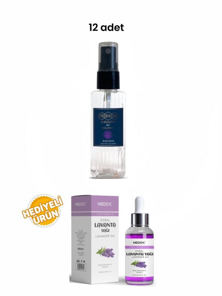 Pereja 12 Adet Elegance Kolonya 50 Ml