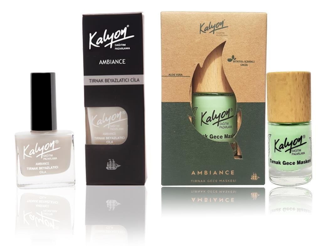 Kalyon Tırnak Beyazlatıcı Cilai+Kalyon Bitkisel Tırnak Gece Maskesi 11 Ml
