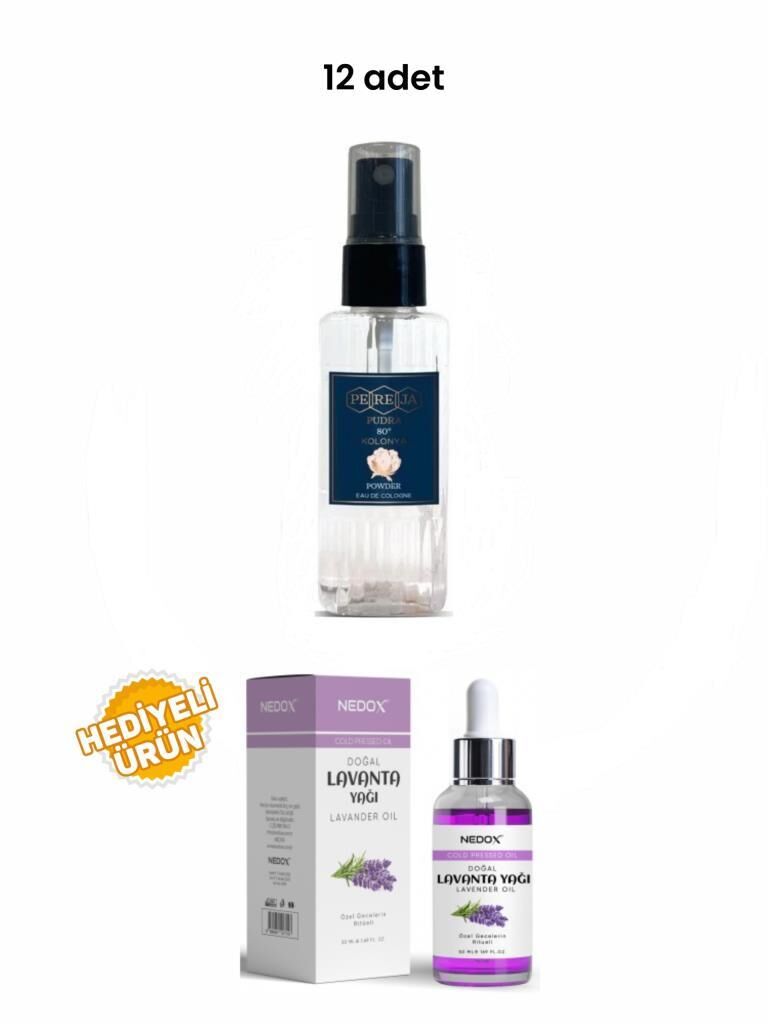 Pereja 12 Adet Pudra Kolonya 50 Ml