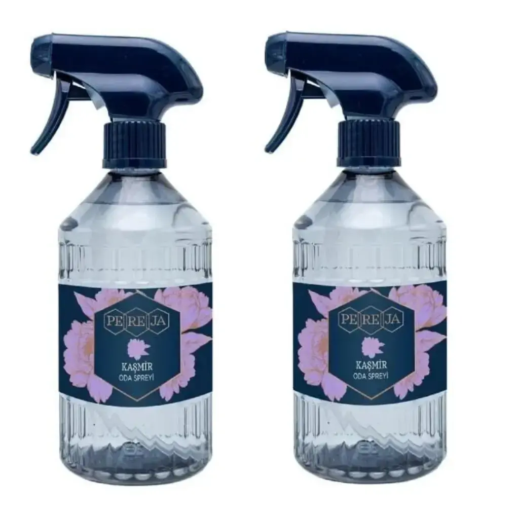 Pereja 2 Adet Kaşmir Oda Spreyi 500 ml kalıcı ortam kokusu avantajlı ikili paket