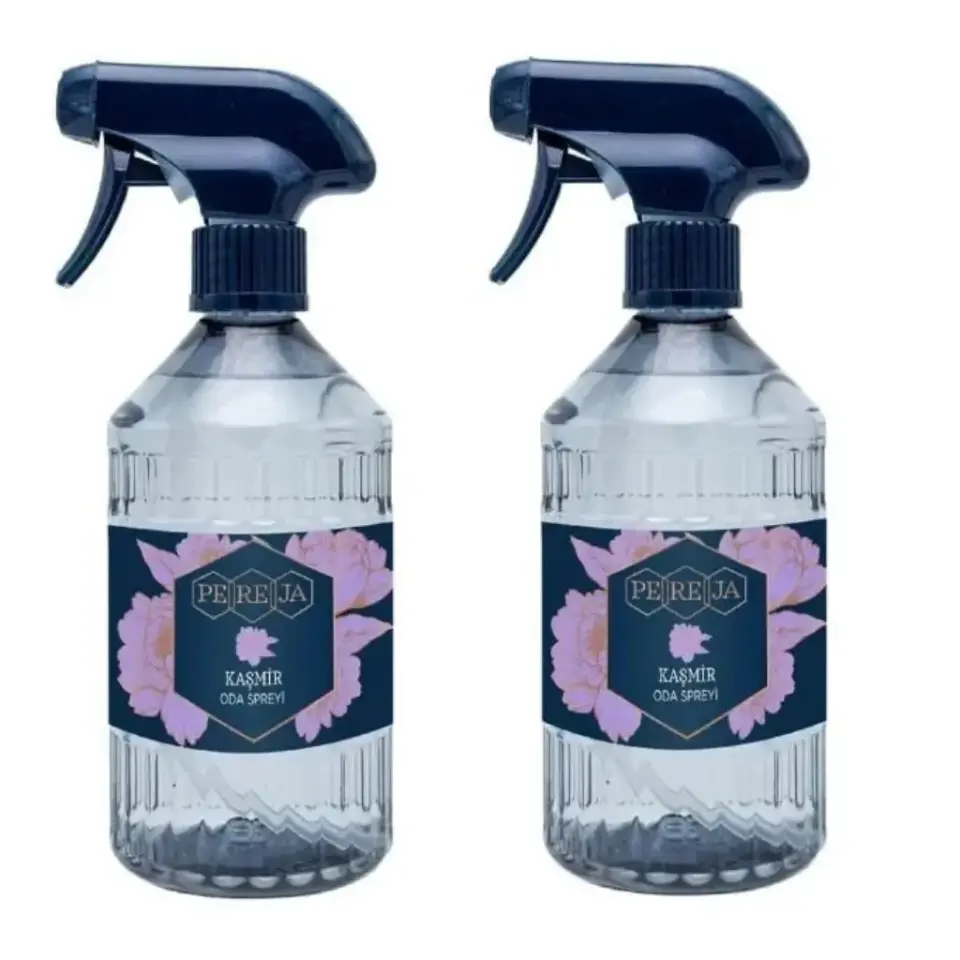 Pereja 2 Adet Kaşmir Oda Spreyi 500 ml kalıcı ortam kokusu avantajlı ikili paket