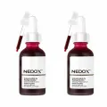NEDOX 2 Adet Cilt Yenileyici Cilt Tonu Eşitleyici Kırmızı Peeling Serum 30 ml AHA BHA bakım serumu