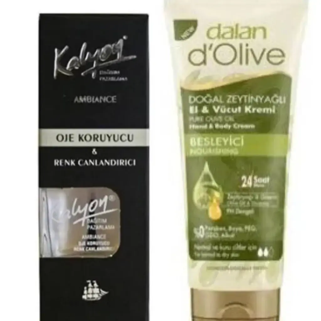 Kalyon Oje Koruyucu + Dalan Tüp Krem 20 Ml