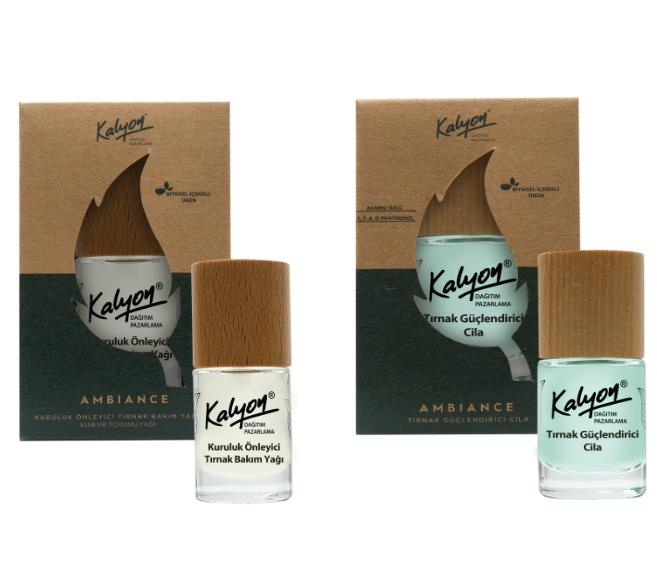 Kalyon Bitkisel Tırnak Güçlendirici Cila 11 Ml+Kuruluk Önleyici Tırnak Bakım Yağı Kenevir Tohumu Yağı 11 Ml