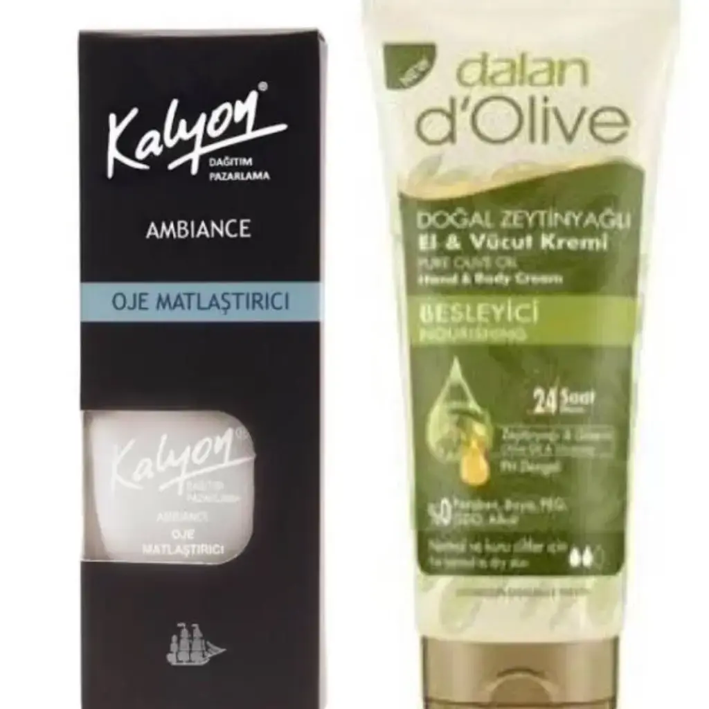 Kalyon Oje Matlaştırıcı + Dalan Tüp Krem 20 Ml