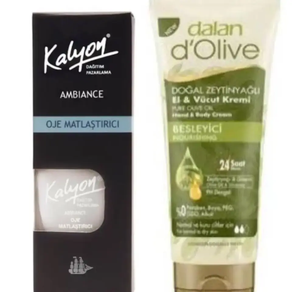 Kalyon Oje Matlaştırıcı + Dalan Tüp Krem 20 Ml