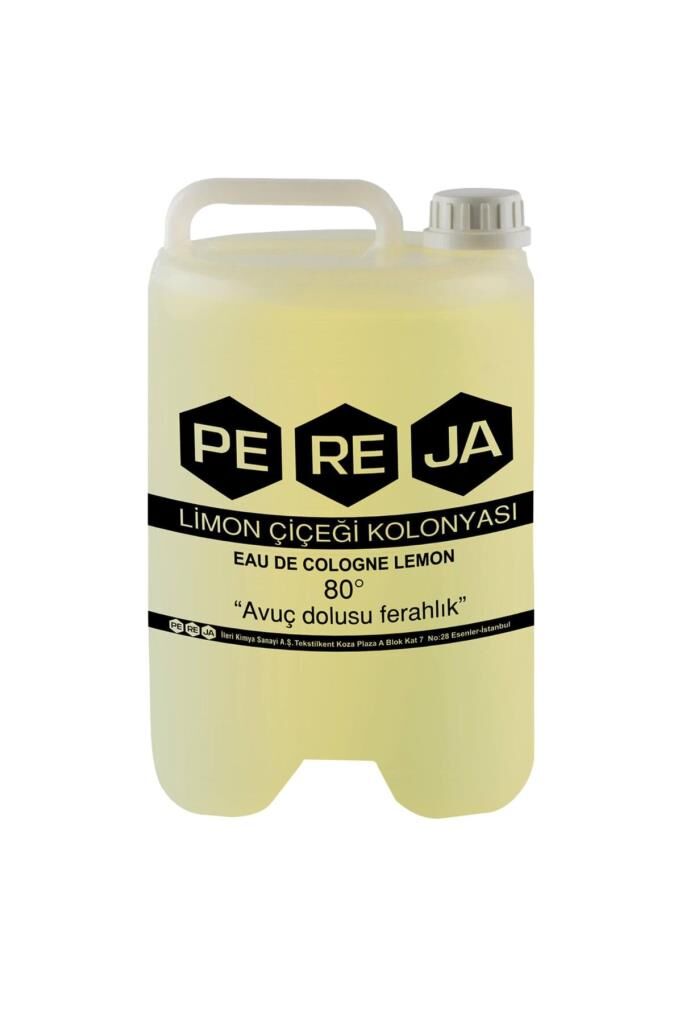 Pereja Limon Çiçeği Kolonyası 5 Litre Plastik Ambalaj