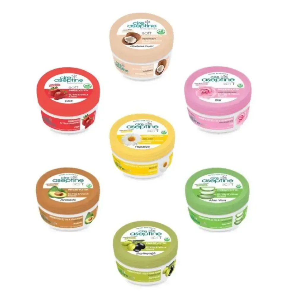 Cire Aseptine Soft Prebiyotik 5 Çeşit Karma El Yüz ve Vücut Bakım Kremi 30 ml