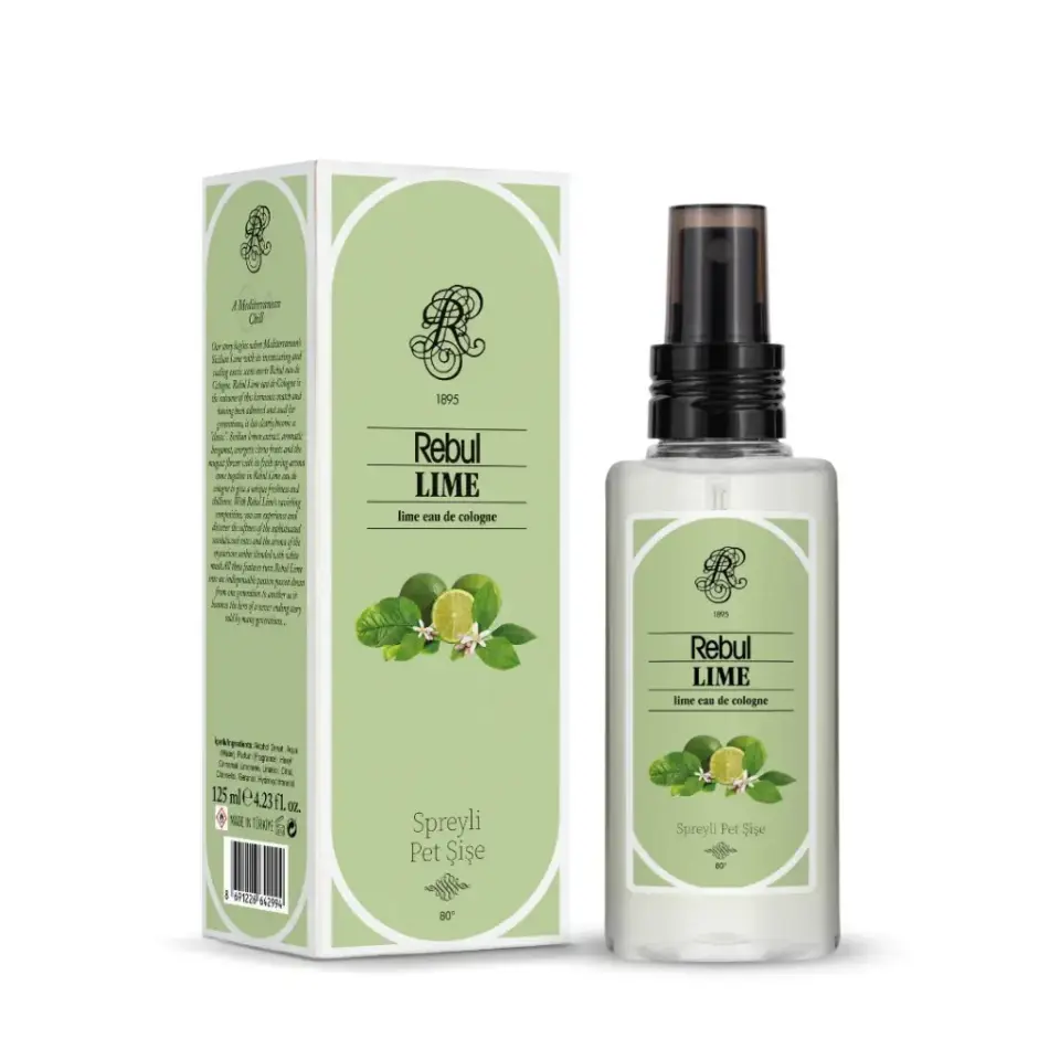Rebul Lime EDC Kolonya 125 ml Pet Şişe