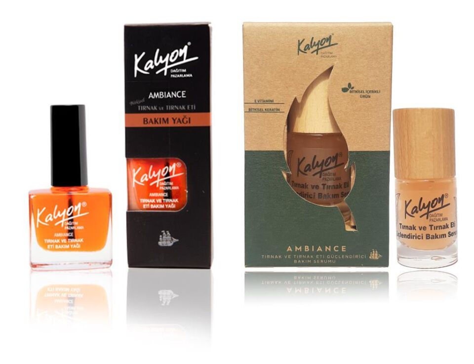 Kalyon Tırnak Bakım Yağı+Kalyon Bitkisel Tırnak ve Tırnak Eti Güçlendirici Bakım Serumu 11 Ml