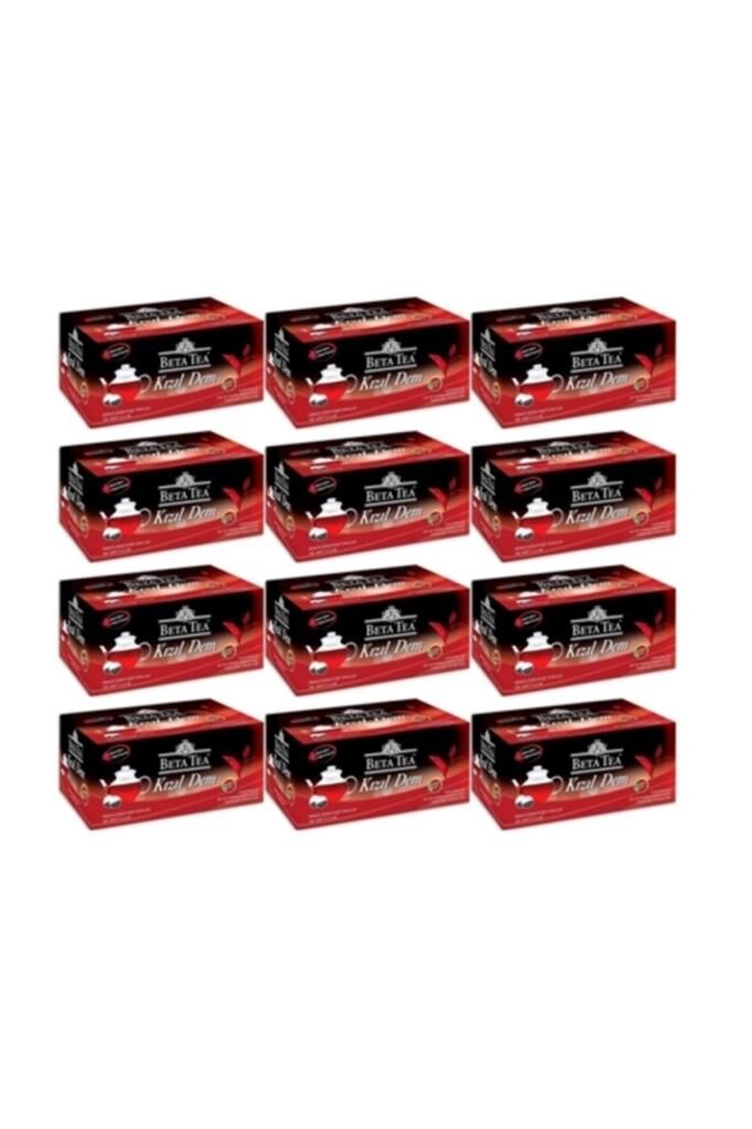 Beta Kızıl Dem Demlik Poşet Çay 100 Lüx 12 Adet 3,2gx100:320 Gr