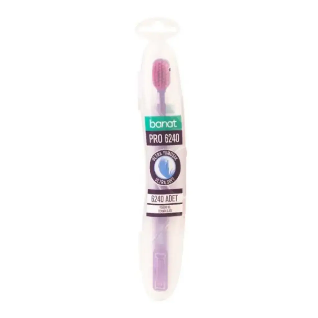 Banat Pro 6240 ultra yumuşak kıllı kutulu diş fırçası hassas diş ve diş eti bakımı