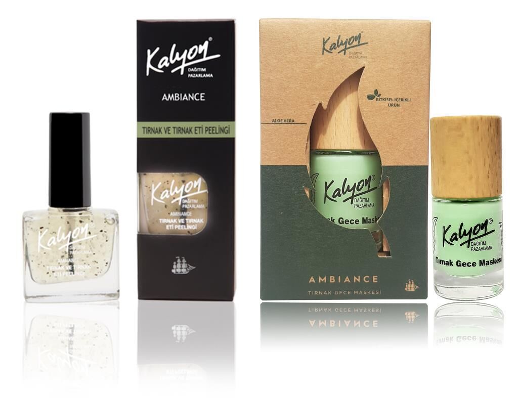 Kalyon Tırnak Eti Peelingii+Kalyon Bitkisel Tırnak Gece Maskesi 11 Ml