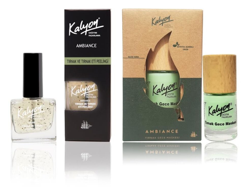 Kalyon Tırnak Eti Peelingii+Kalyon Bitkisel Tırnak Gece Maskesi 11 Ml