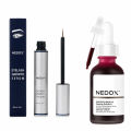 NEDOX Kaş ve Kirpik Serumu 5 ml ile AHA %30 BHA %2 Kırmızı Peeling Serum 30 ml ikili cilt bakım seti