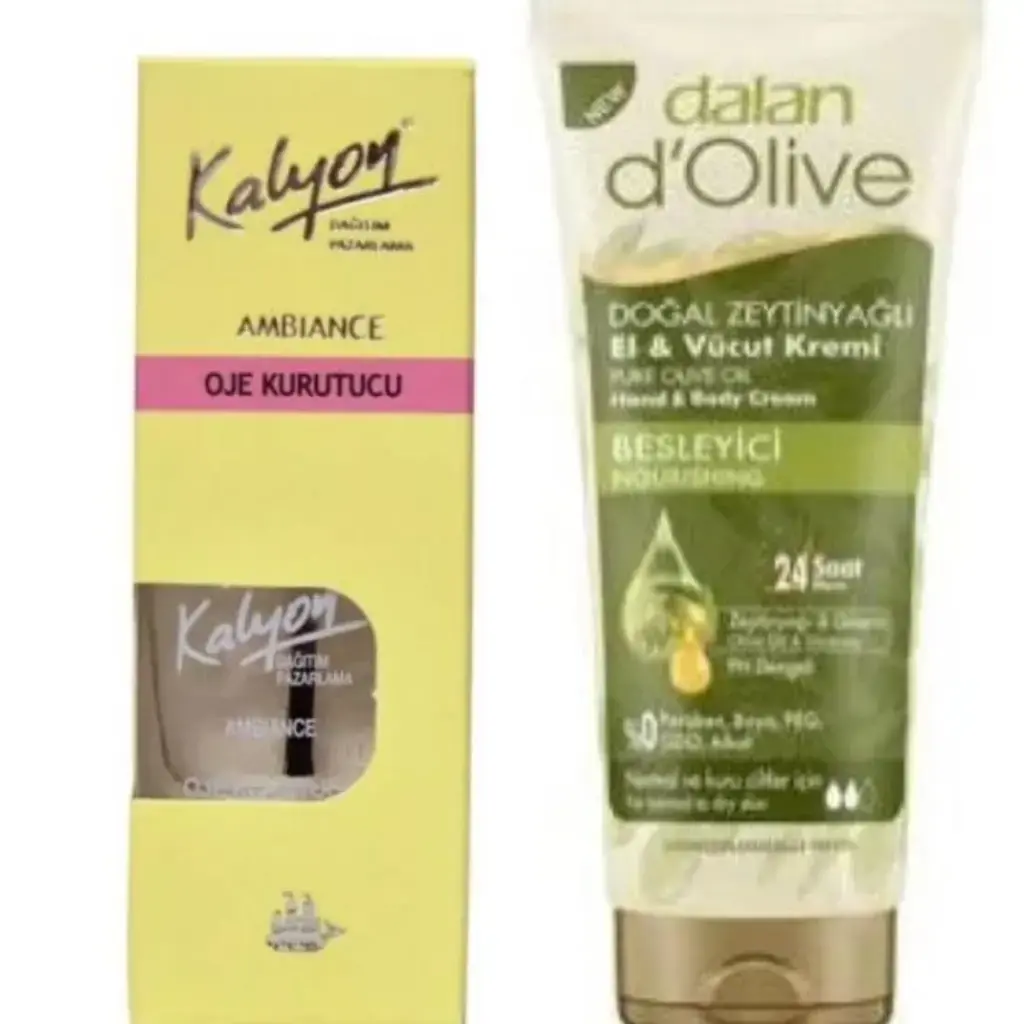 Kalyon Oje Kurutucu Fırçalı + Dalan Tüp Krem 20 Ml