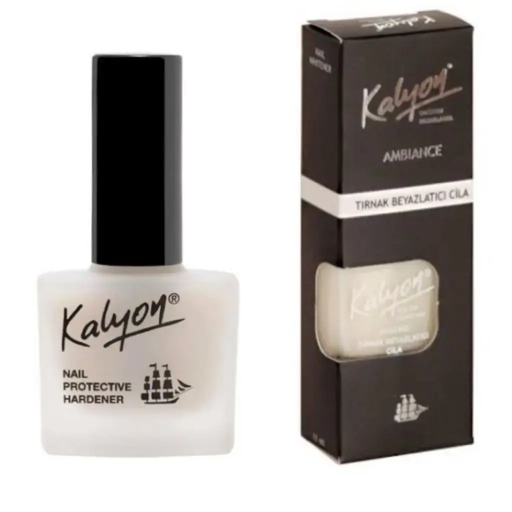Kalyon Tırnak Beyazlatıcı Cila 11 Ml + Tırnak Sertleştirici 2'li Set
