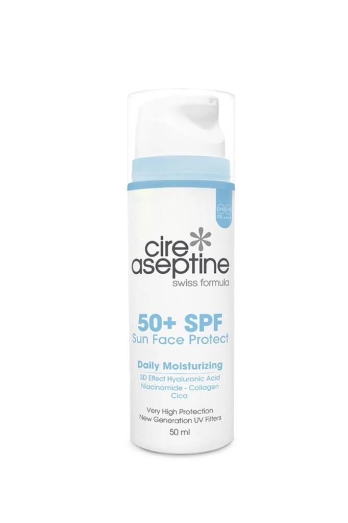 Cire Aseptine Günlük Nemlendirme Daily Moisturizing 50+SPF Yüz Güneş Koruyucu Krem 50 ml