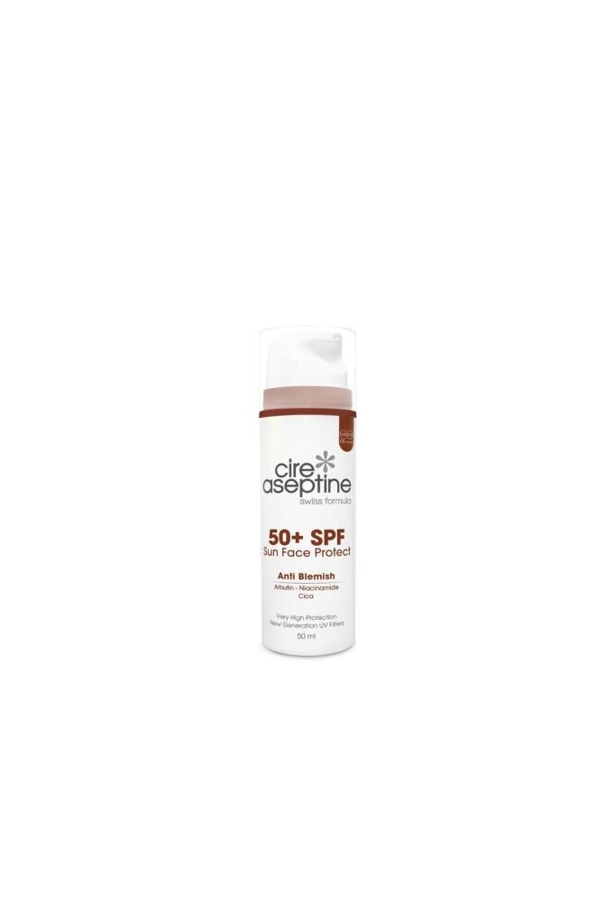 Cire Aseptine Günes Koruyucu Anti Blemsih Yüz Kremi SPF 50+ Sun Face Protect 50 ml