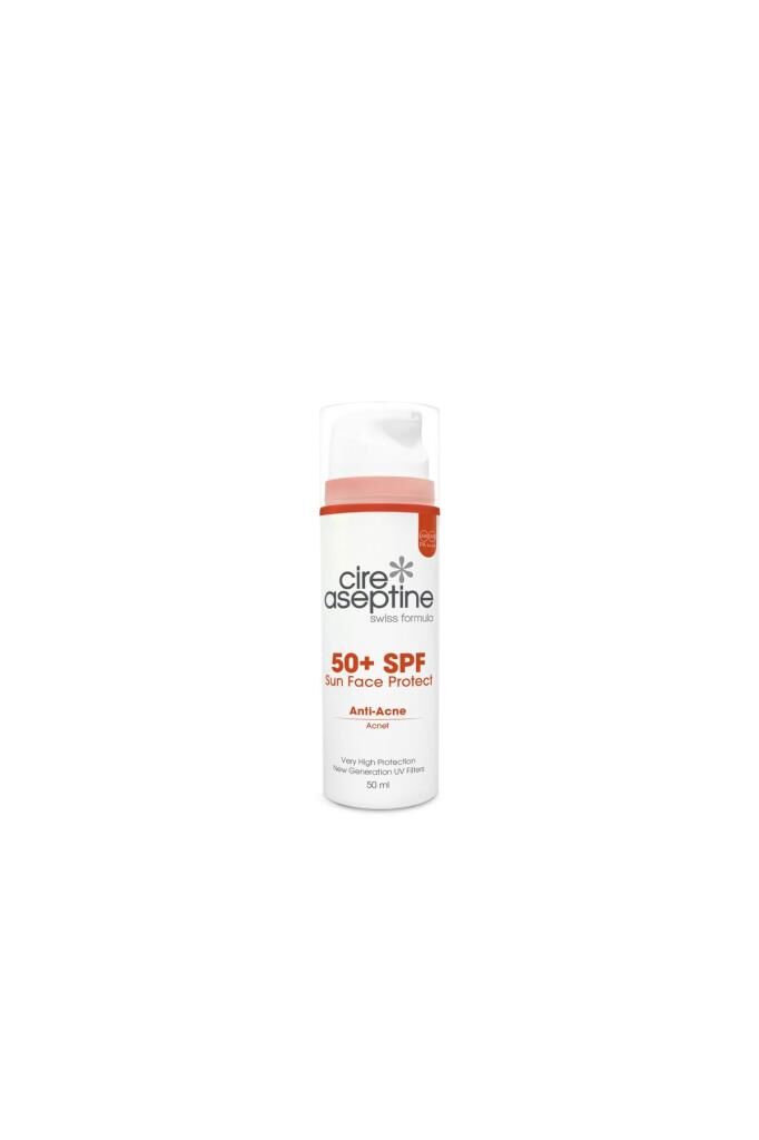 Cire Aseptine Günes Koruyucu Anti -Acne Yüz Kremi SPF 50+ Sun Face Protect 50 ml