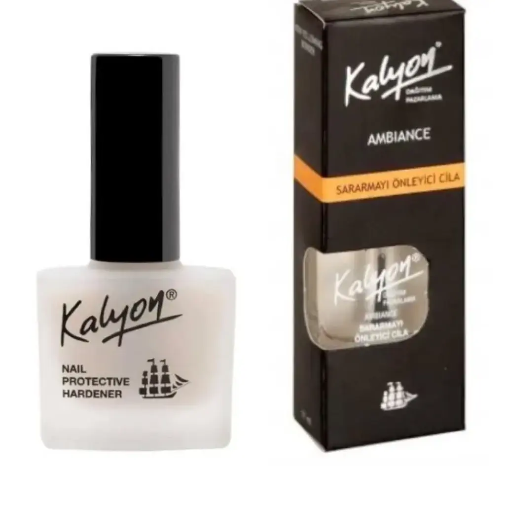 Kalyon Sararmayı Önleyici Cila 11 Ml + Tırnak Sertleştirici 2'Li Set