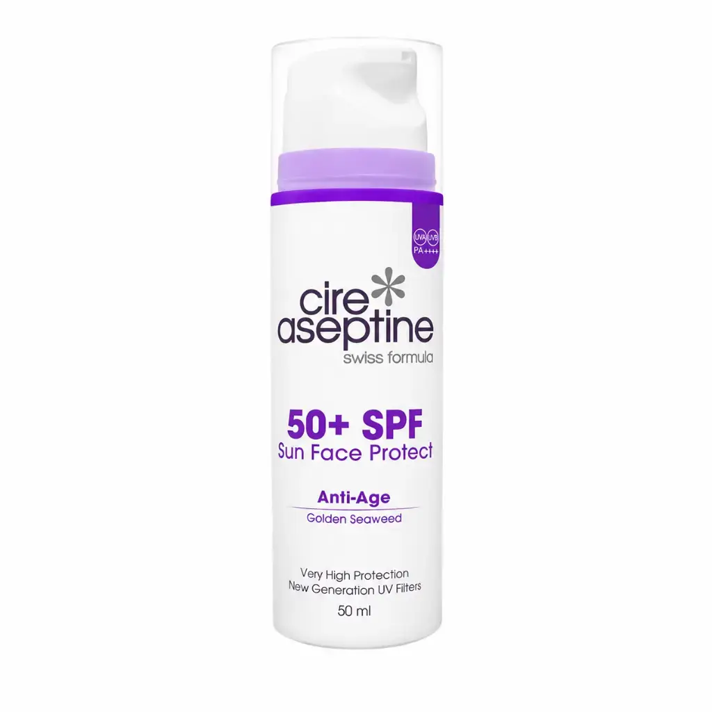 Cire Aseptine Sun Face Protect Anti-Age SPF50+ yüz güneş koruyucu krem 50 ml