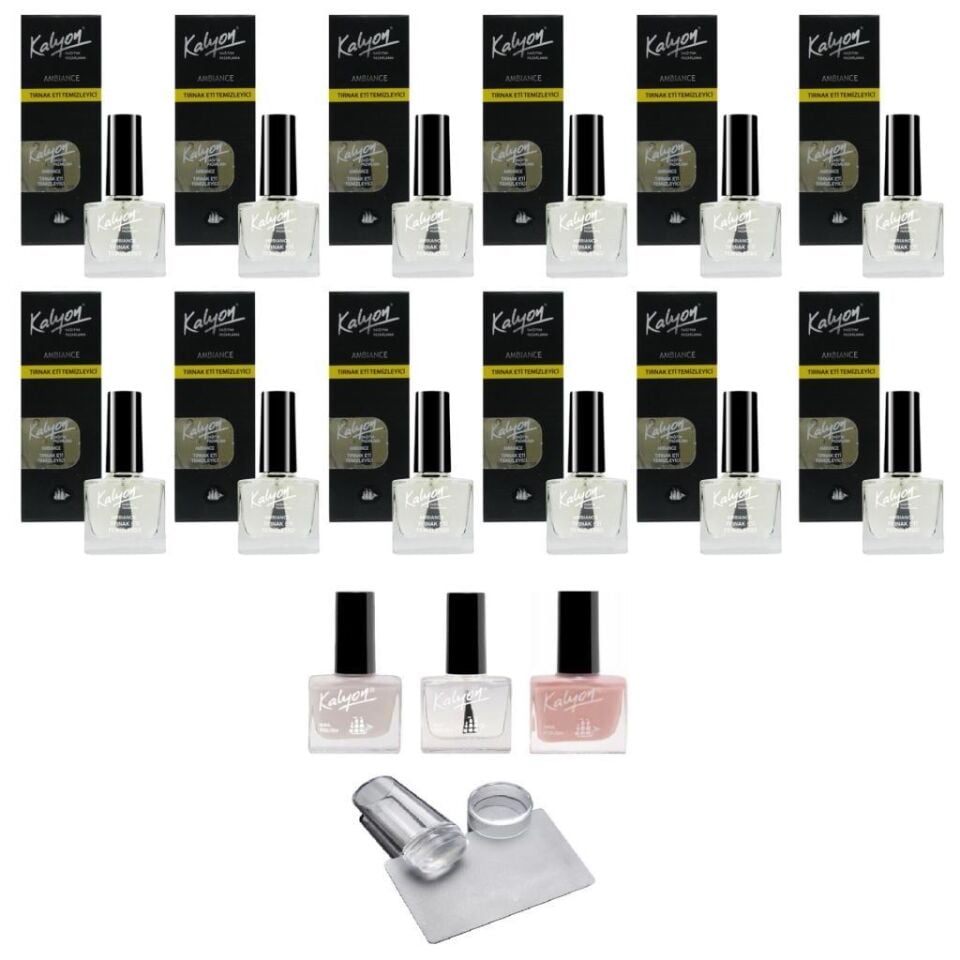 Kalyon12 Adet Tırnak Eti Temizleyici+French Set