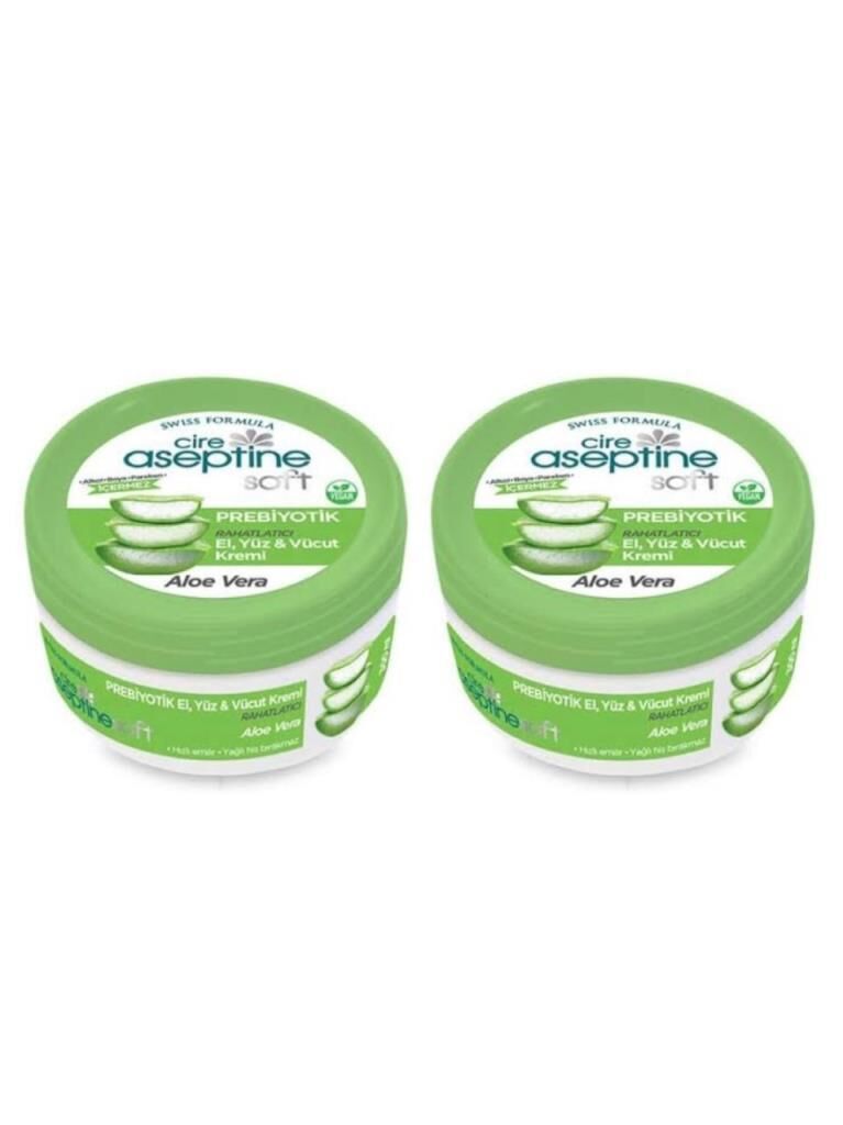 Cire Aseptine Prebiyotik Krem  Aloevera 30ml 2 Li Set