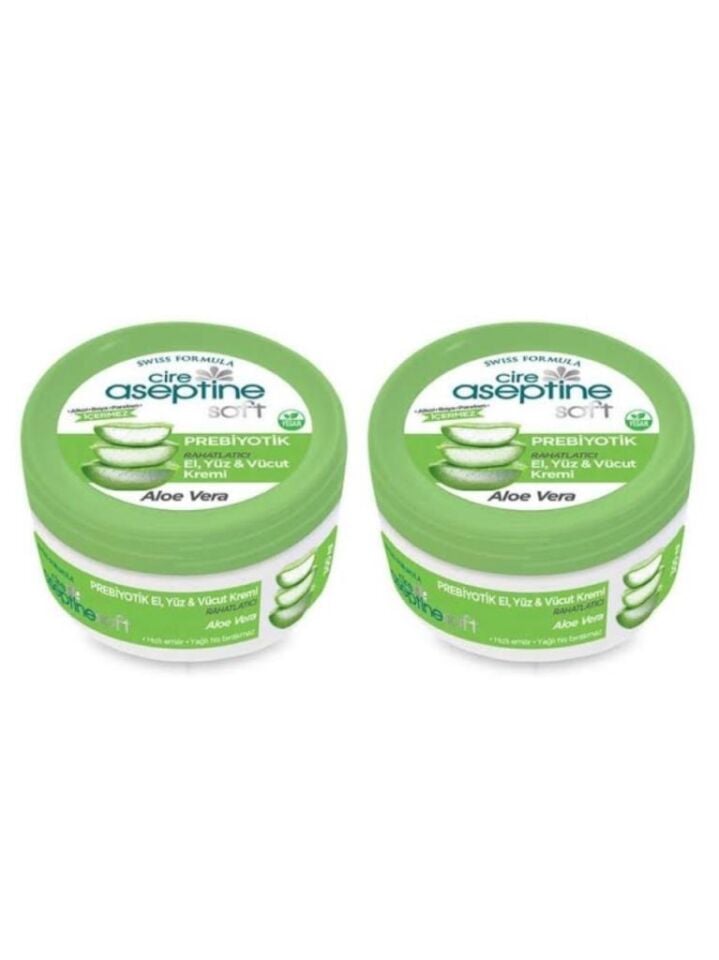 Cire Aseptine Prebiyotik Krem  Aloevera 30ml 2 Li Set