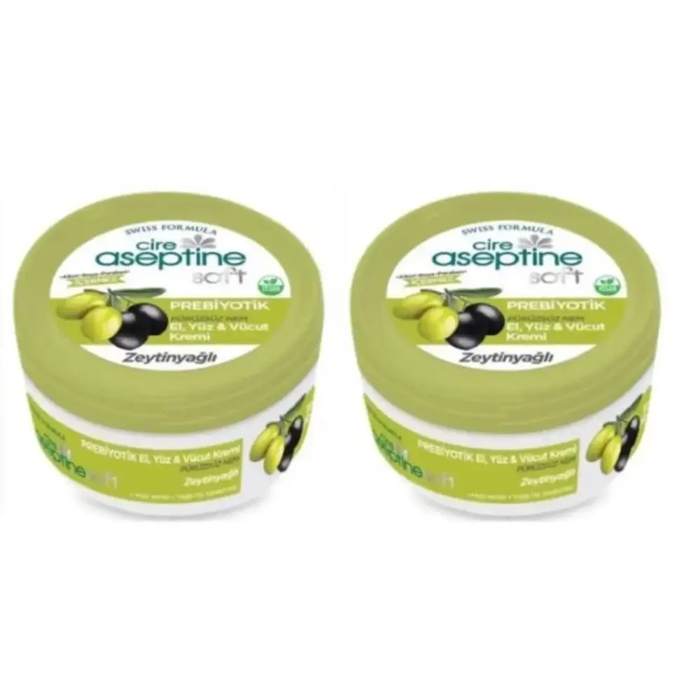 Cire Aseptine Prebiyotik Krem Zeytinyağlı 30 ml 2'li set nemlendirici ve besleyici cilt bakım kremi