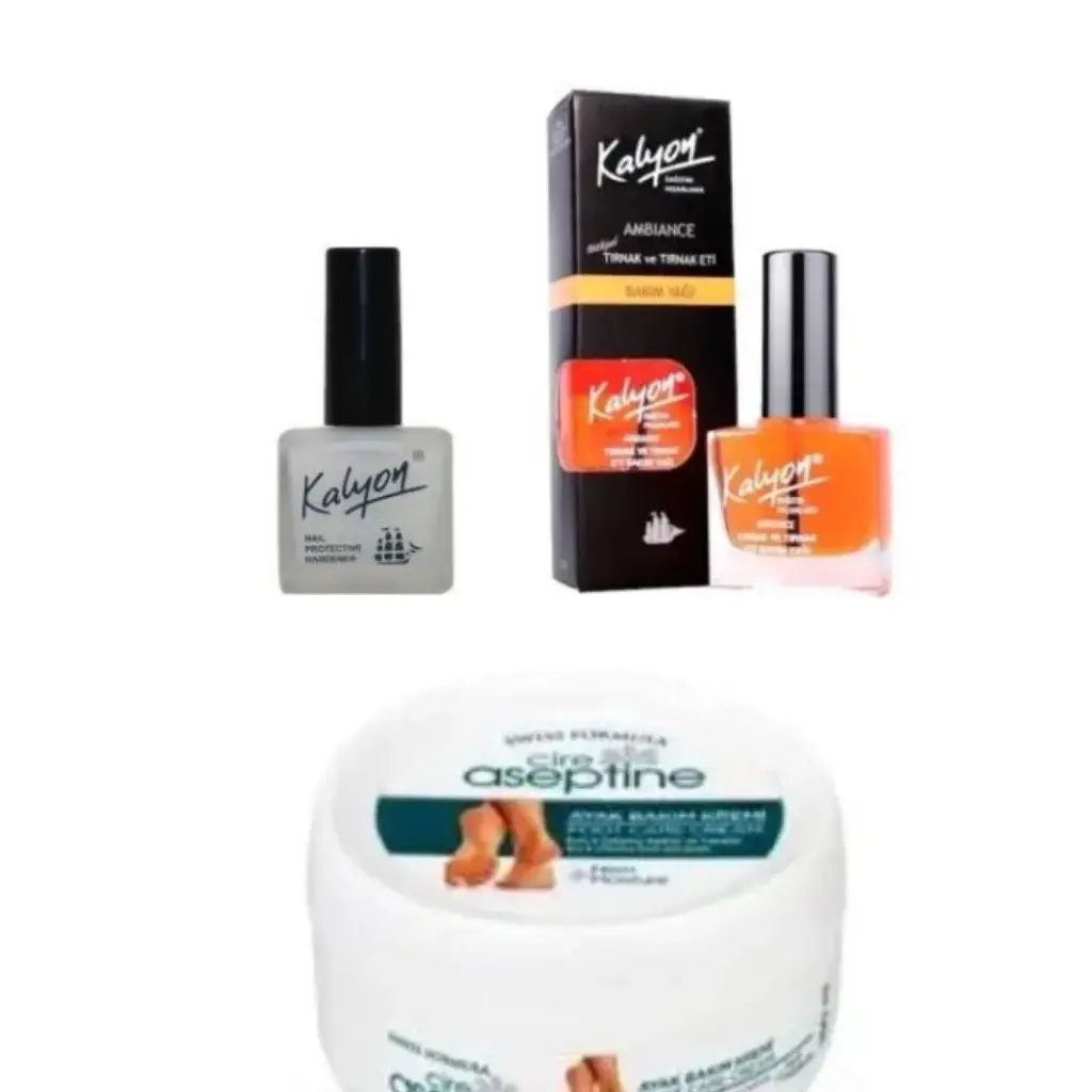 Kalyon Tırnak Sertleştirici + Bakım Yağı+ Cire Aseptine Ayak Kremi 150 ML