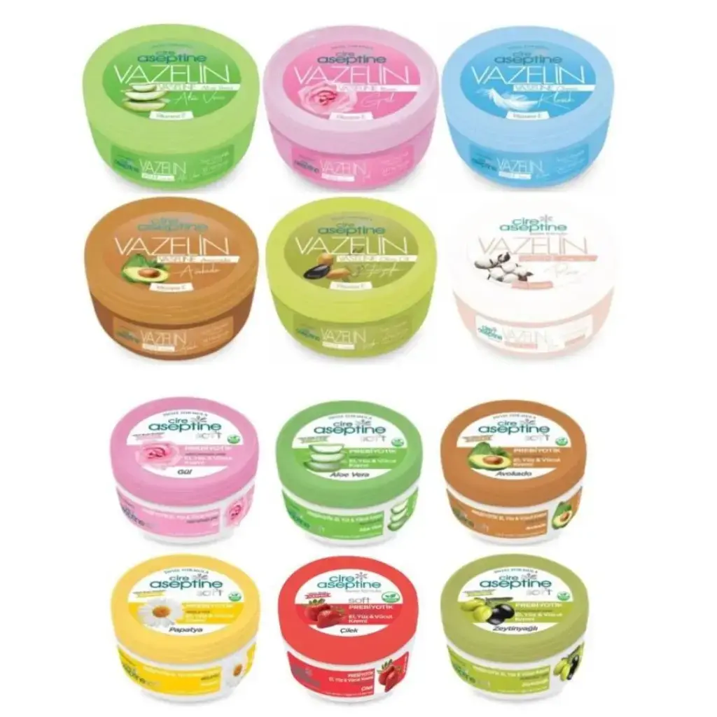 CİRE ASEPTİNE VAZELİN 150ML 6 Lİ KARMA+30ML KREM 6 LI KARMA