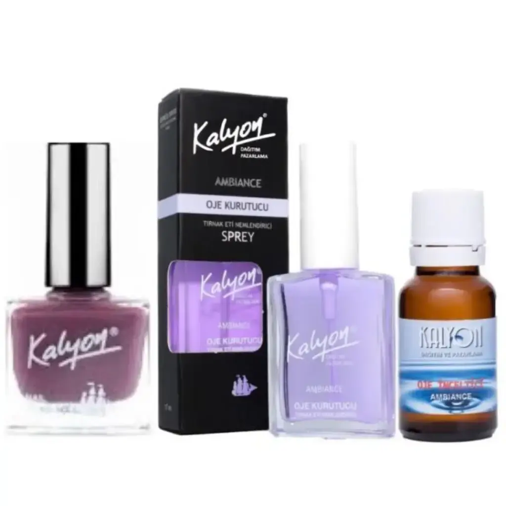 Kalyon Oje 304 + Oje Kurutucu Sprey 17 Ml + Oje Çözücü