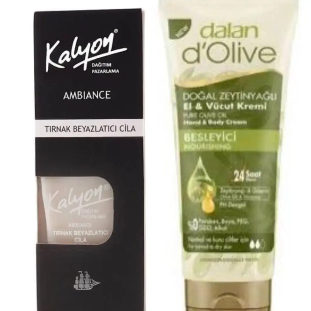 Kalyon Tırnak Beyazlatıcı Cila + Dalan Tüp Krem 20 Ml