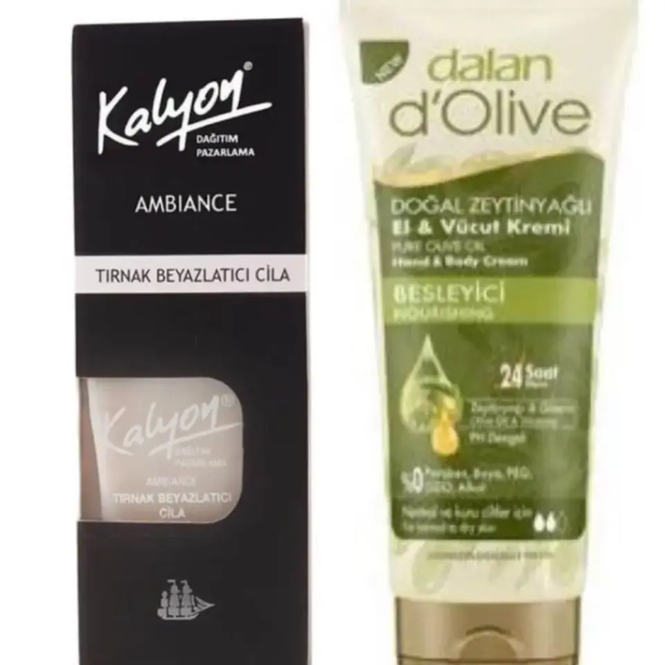 Kalyon Tırnak Beyazlatıcı Cila + Dalan Tüp Krem 20 Ml