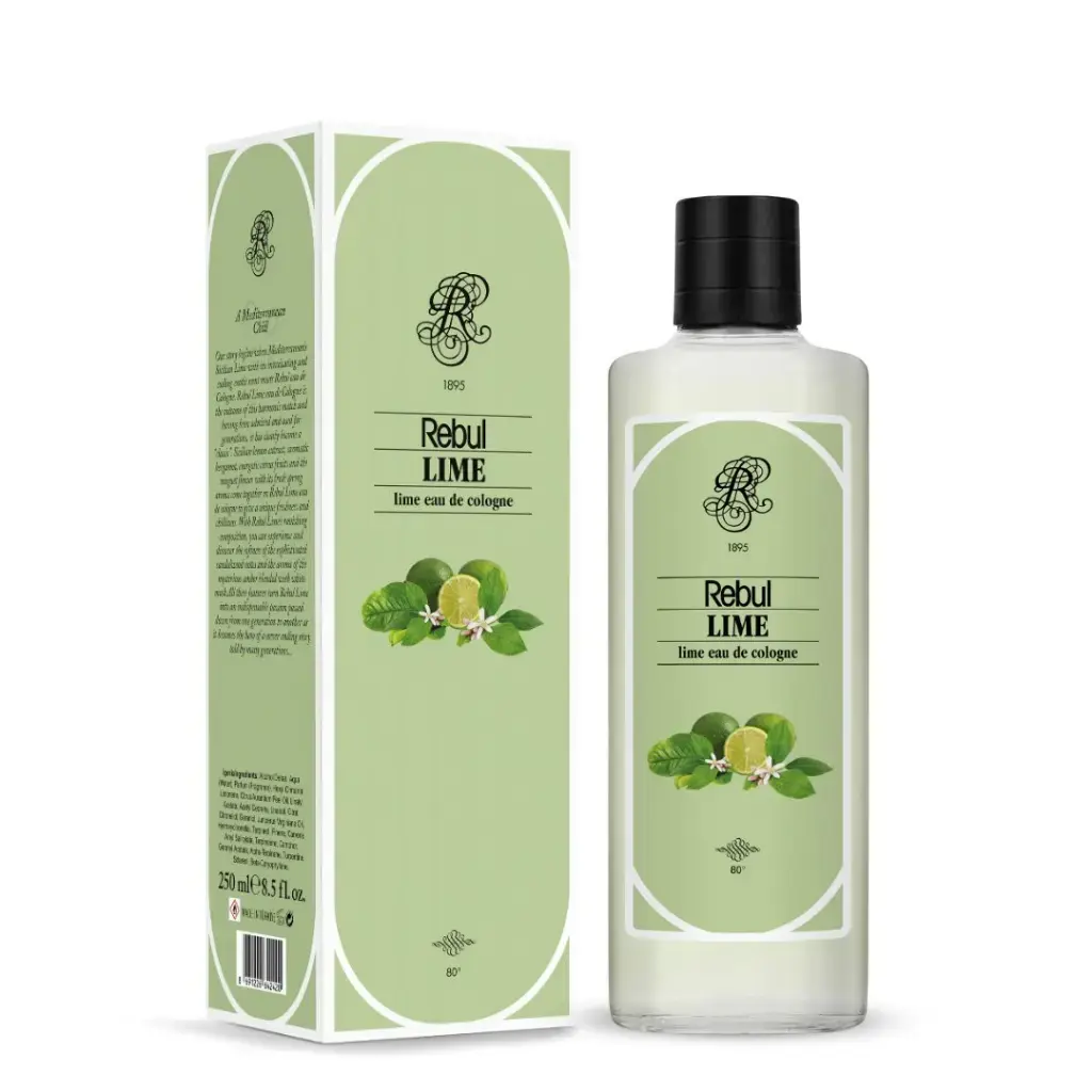 Rebul Lime EDC Kolonya 250 ml Cam Şişe