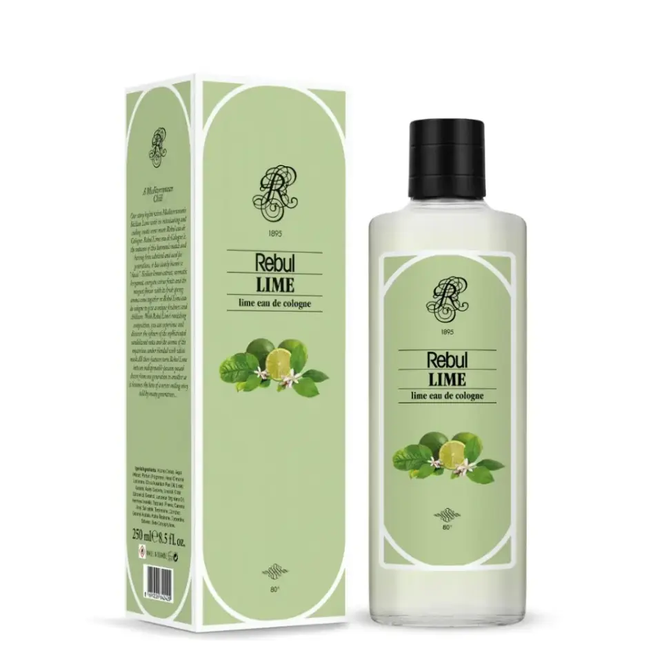 Rebul Lime EDC Kolonya 250 ml Cam Şişe
