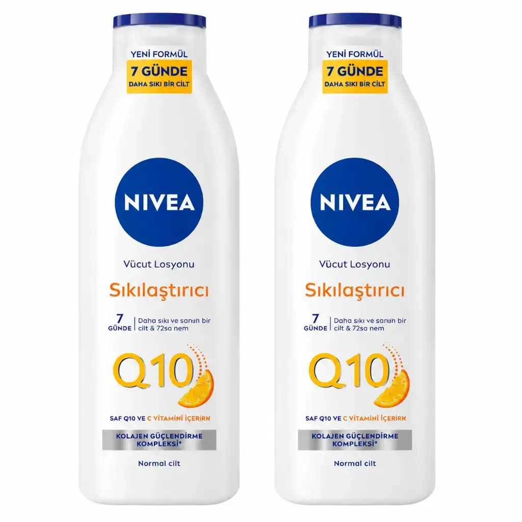 NIVEA Q10 Sıkılaştırıcı Vücut Losyonu 250 ml 2 Adet Çift Paket