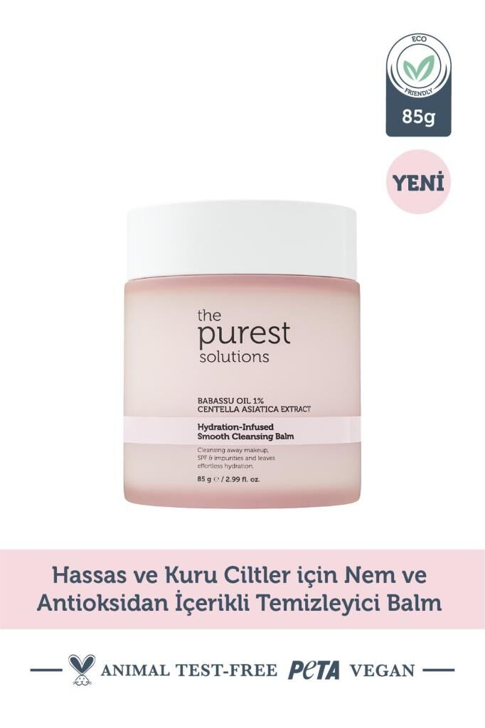 The Purest Solutions Hassas Ve Kuru Ciltler Için Nem Ve Antioksidan İçerikli Temizleyici Balm 85 Gr