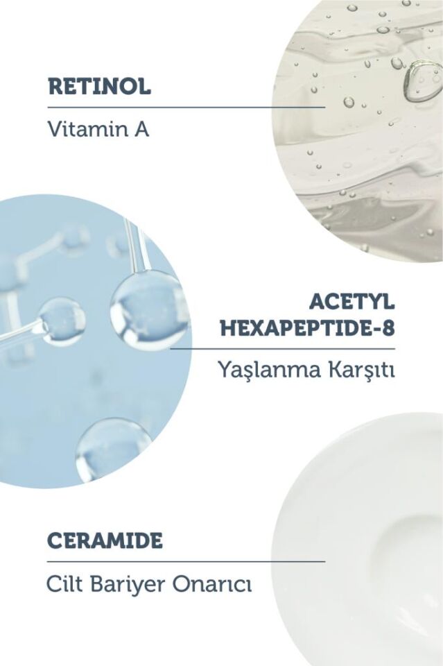 The Purest Solutions Kırışıklık Karşıtı, Onarıcı Retinol (a Vitamini) Gece Serumu 30 Ml (1% Retinol + Ceramide)
