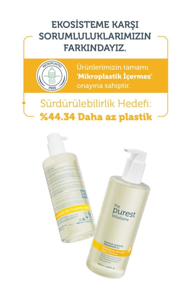 The Purest Solutions Siyah Nokta Karşıtı Yağlı Ciltler İçin Salisilik Asit Arındırıcı Temizleme Jeli 400 ml