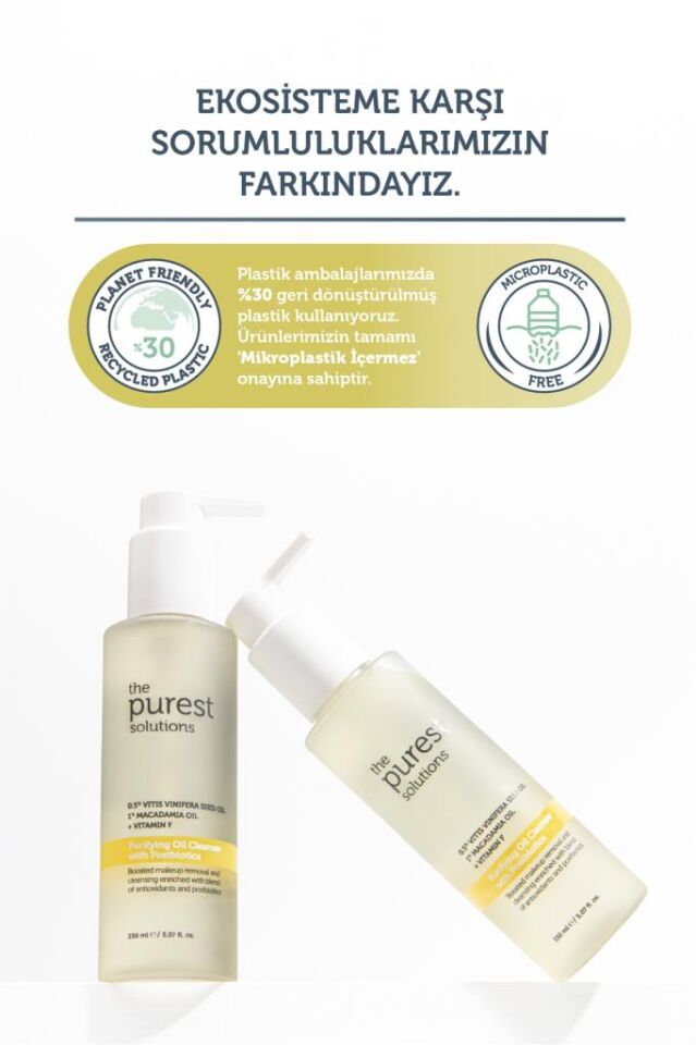 The Purest Solutions Postbiyotik içerikli Multifonksiyonel Arındırıcı Temizleme Yağı 150 ml