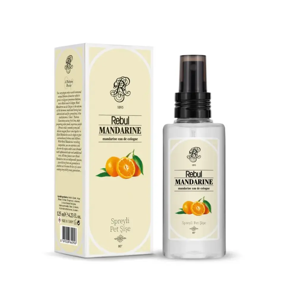 Rebul Mandarine EDC Kolonya 125 ml Pet Şişe