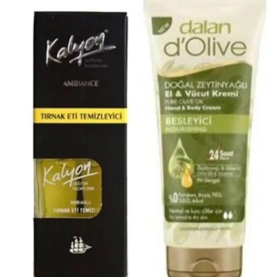 Kalyon Tırnak Eti Temizleyici + Dalan Tüp Krem 20 Ml