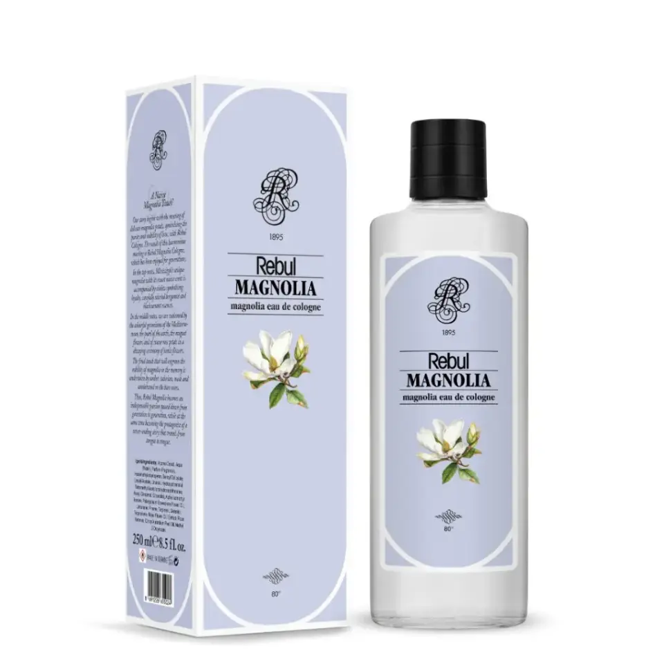 Rebul Magnolia EDC Kolonya 250 ml Cam Şişe